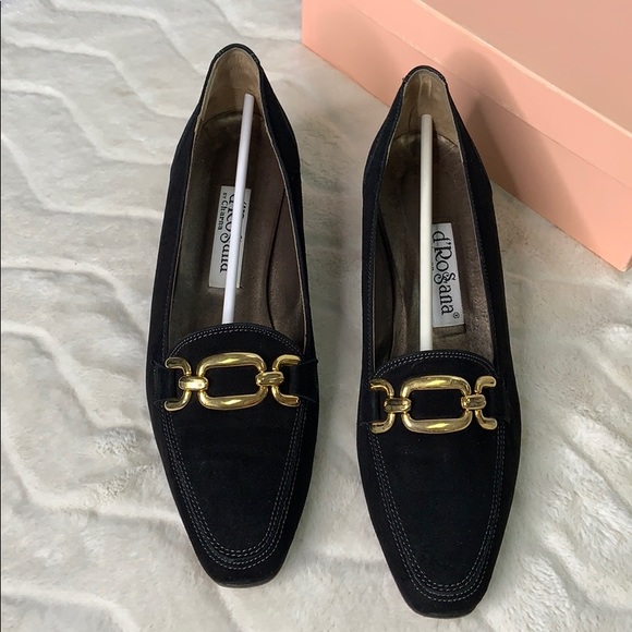 D’Rossana Black Suede Heels - Picture 2 of 8